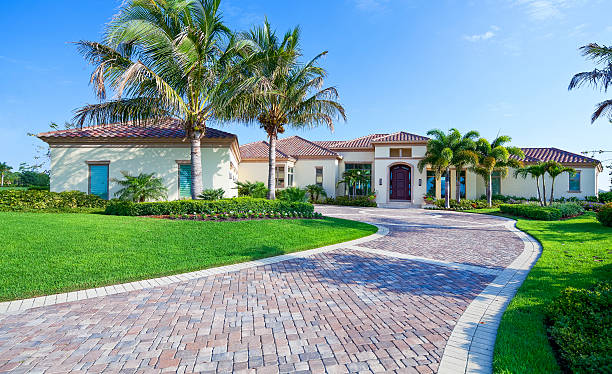 Cobblestone Driveway Pavers in Laureles, TX